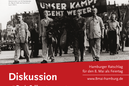 Thumbnail for the page titled: Podiumsdiskussion Erinnern heißt kämpfen: Der 8. Mai muss Feiertag werden!